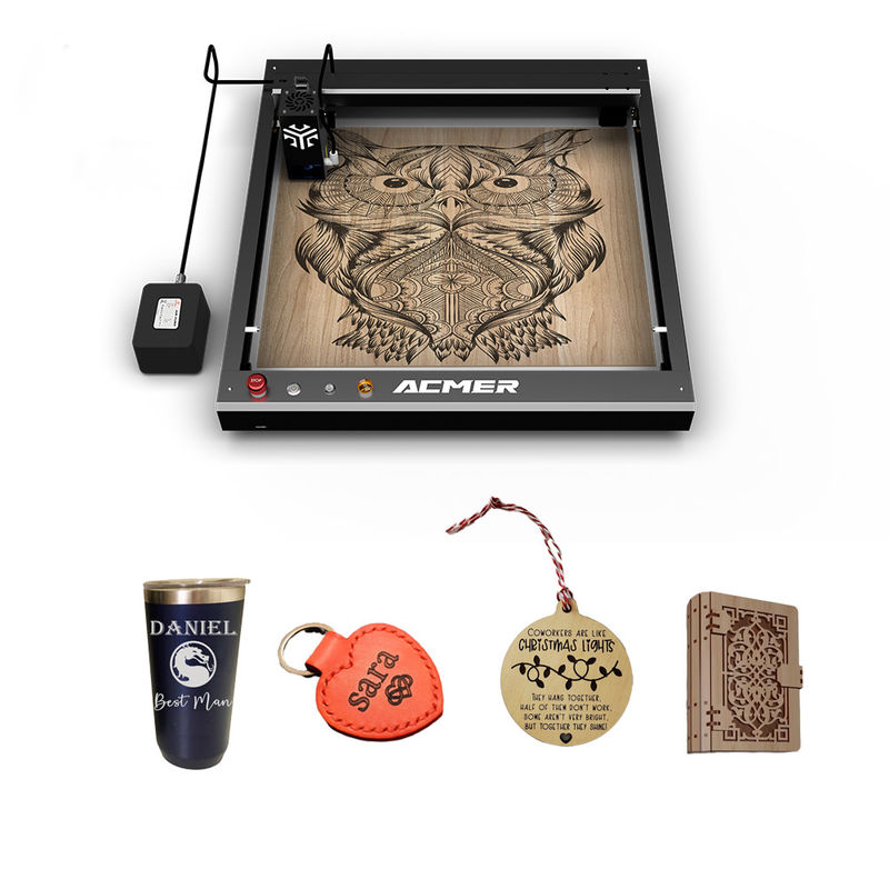 ACMER P2 Home Laser Cutter For Wood 33 Watt Metal And Wood Laser Engraver