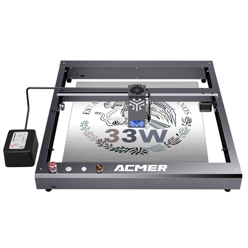 ACMER P2 33W Laser Engraver Cutting Machine, Wood Desktop Laser Engraver And Cutter High Speed 30000mm/min
