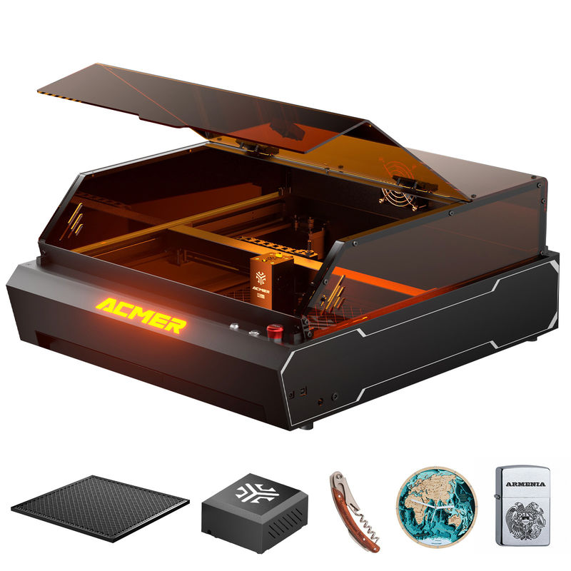 ACMER P3 2-in-1 Dual Laser Module Engraving Cutting Machine With 10W Diode Laser 2W IR Laser