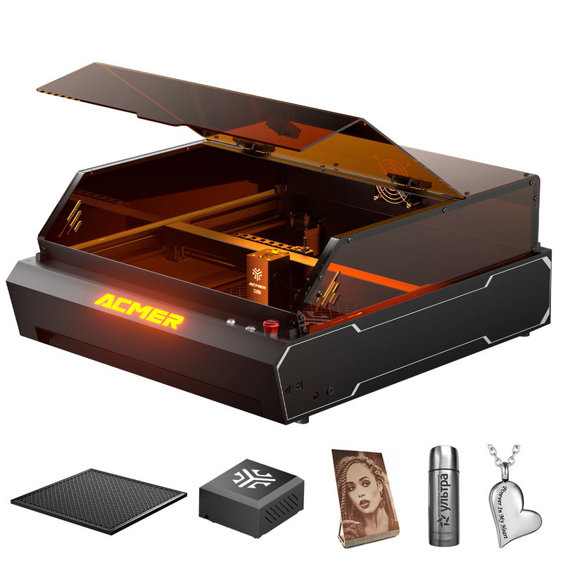 DC 24V 4A P3 2-in-1 Dual Laser Pre Assembled Engraving Cutting Machine Linux Operation System