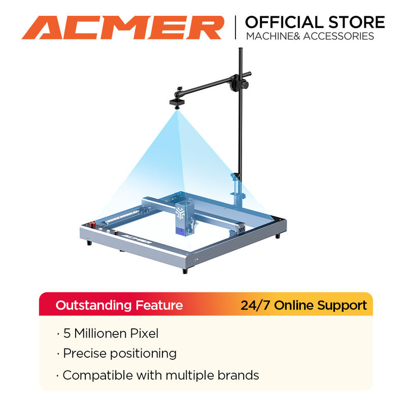 ACMER A500 Lightbrun Camera Precise Positioning Support Video Record For Laser Engraving Machine